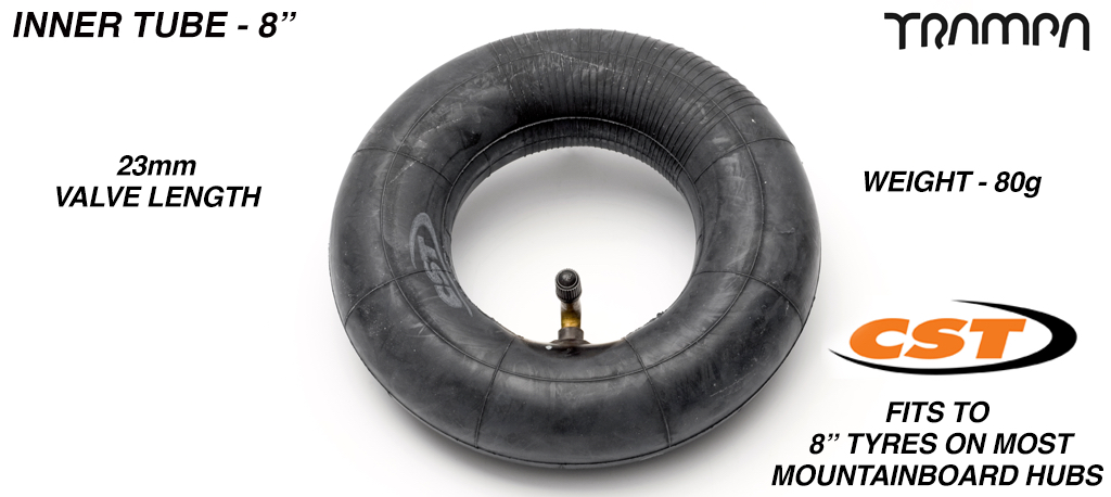 8 Inch Inner Tube PRIMO 8x2 inch 200x50mm - fits 3.75 inch Rims & 8 inch tyres