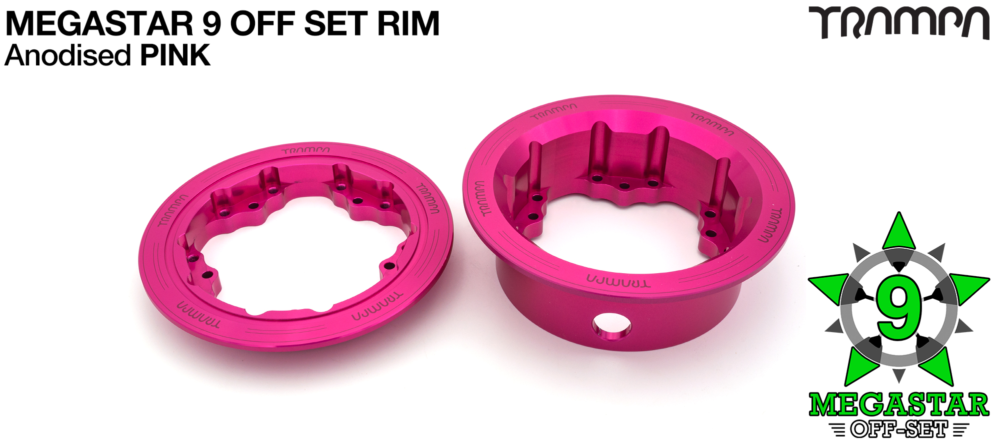 OFF-SET MEGASTAR 9 Rim - PINK 