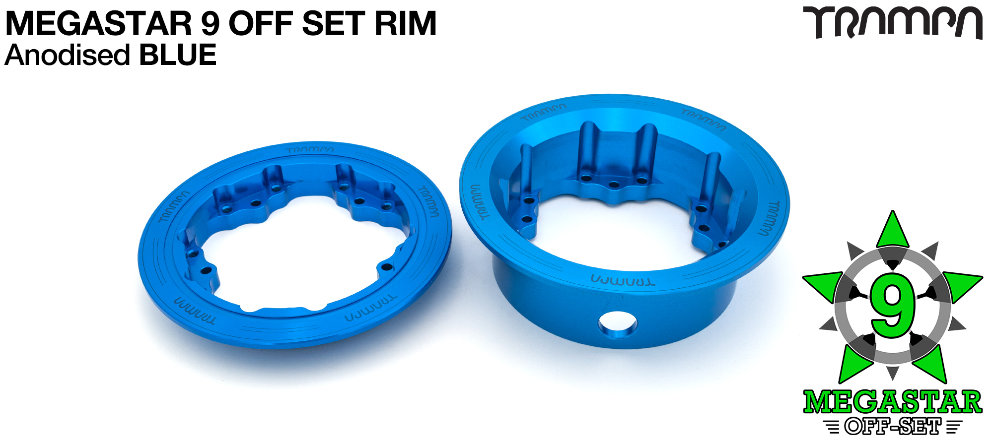 OFF-SET MEGASTAR 9 Rim - BLUE 