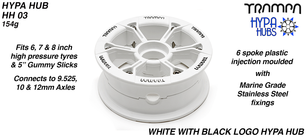 WHITE n Black Hypa hub (+£5)