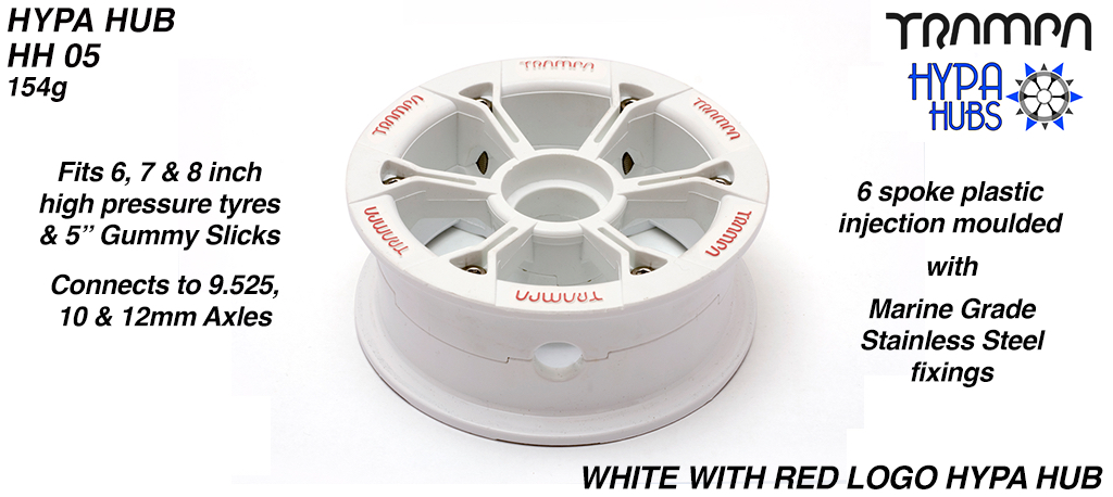 WHITE n Red Hypa hub (+£5)