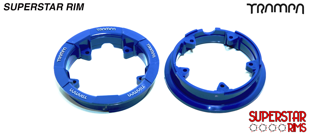 BLUE n WHITE SUPERSTAR Rim (+£2.50)