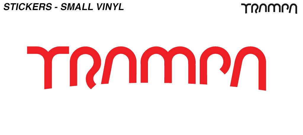 Alpha RED Top of the Deck Vinyl Sticker