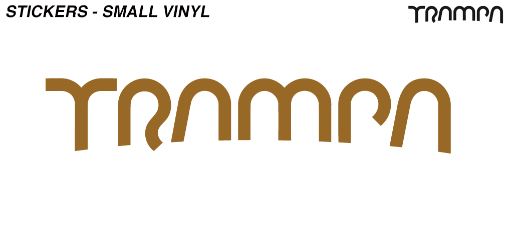 Metallic BRONZE Top of the Deck Vinyl Sticker