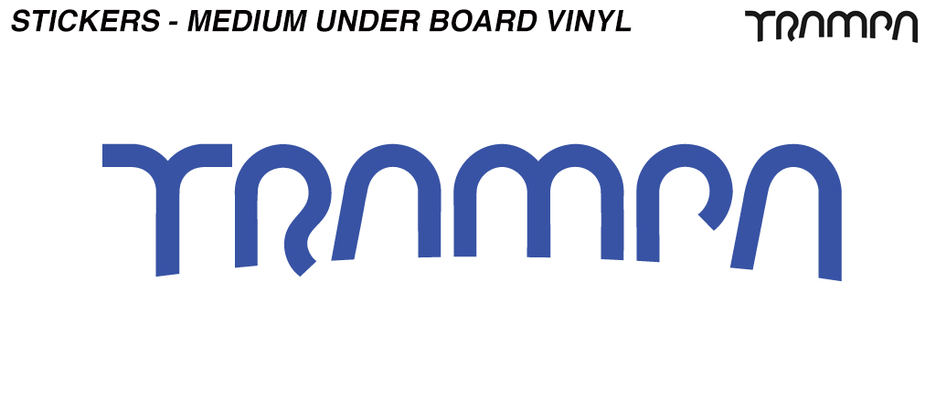 Alpha BLUE Carve Board 370mm Vinyl Sticker - OUT OF STOCK