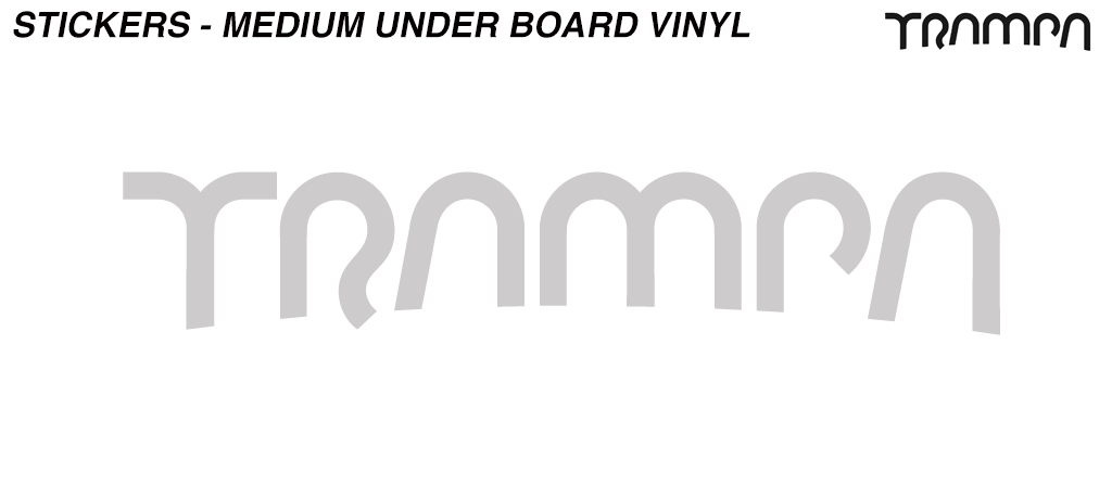 Pimp CHROME Carve Board 370mm Vinyl Sticker(+£1) - OUT OF STOCK