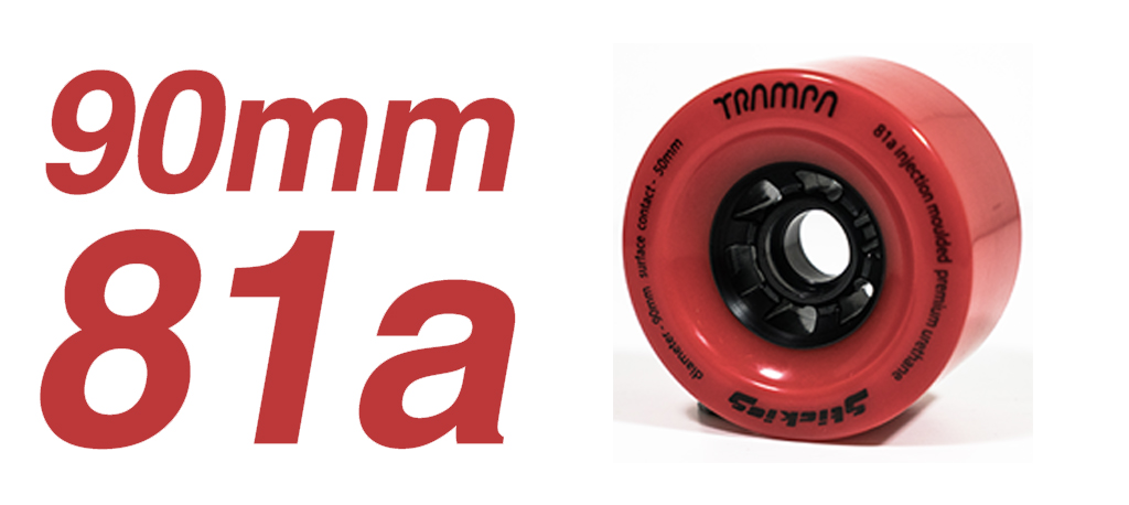90mm RED - 81A Hardest (+£2.50)