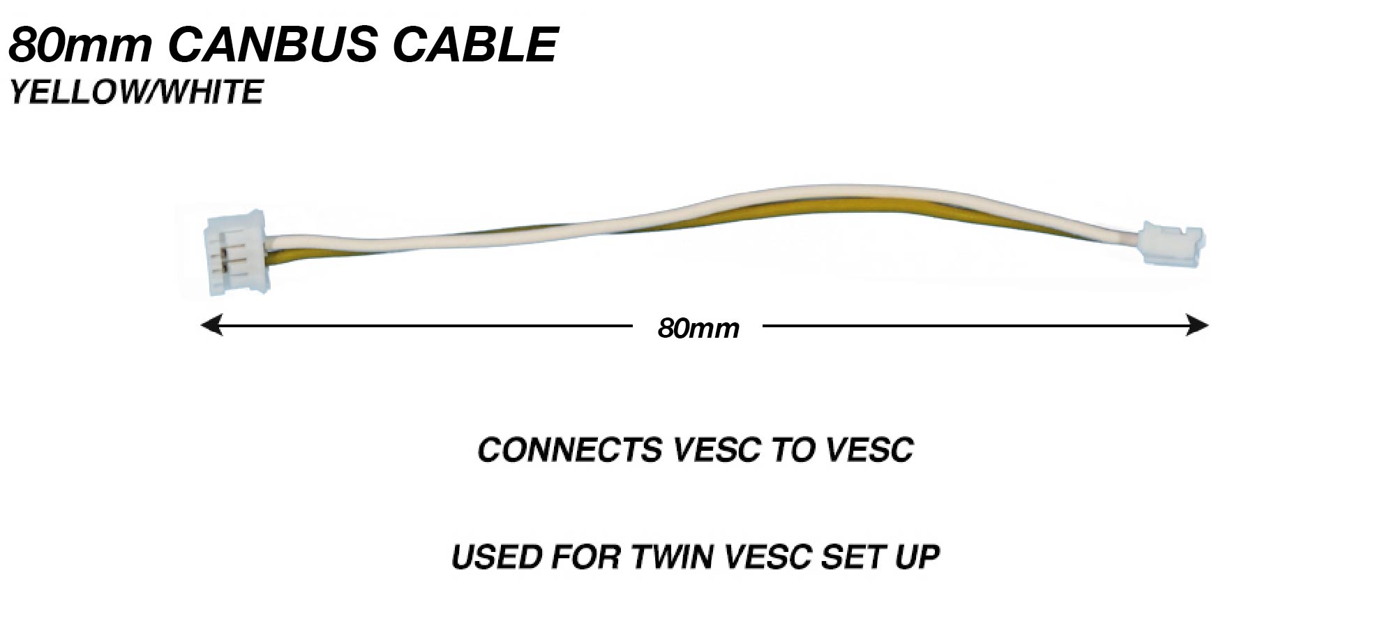 80mm CAN-BUS Cable (+£2)