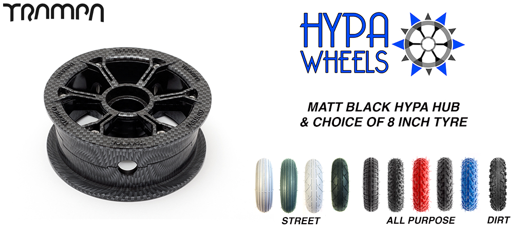CARBON Print Hypa hub & Custom Tyre