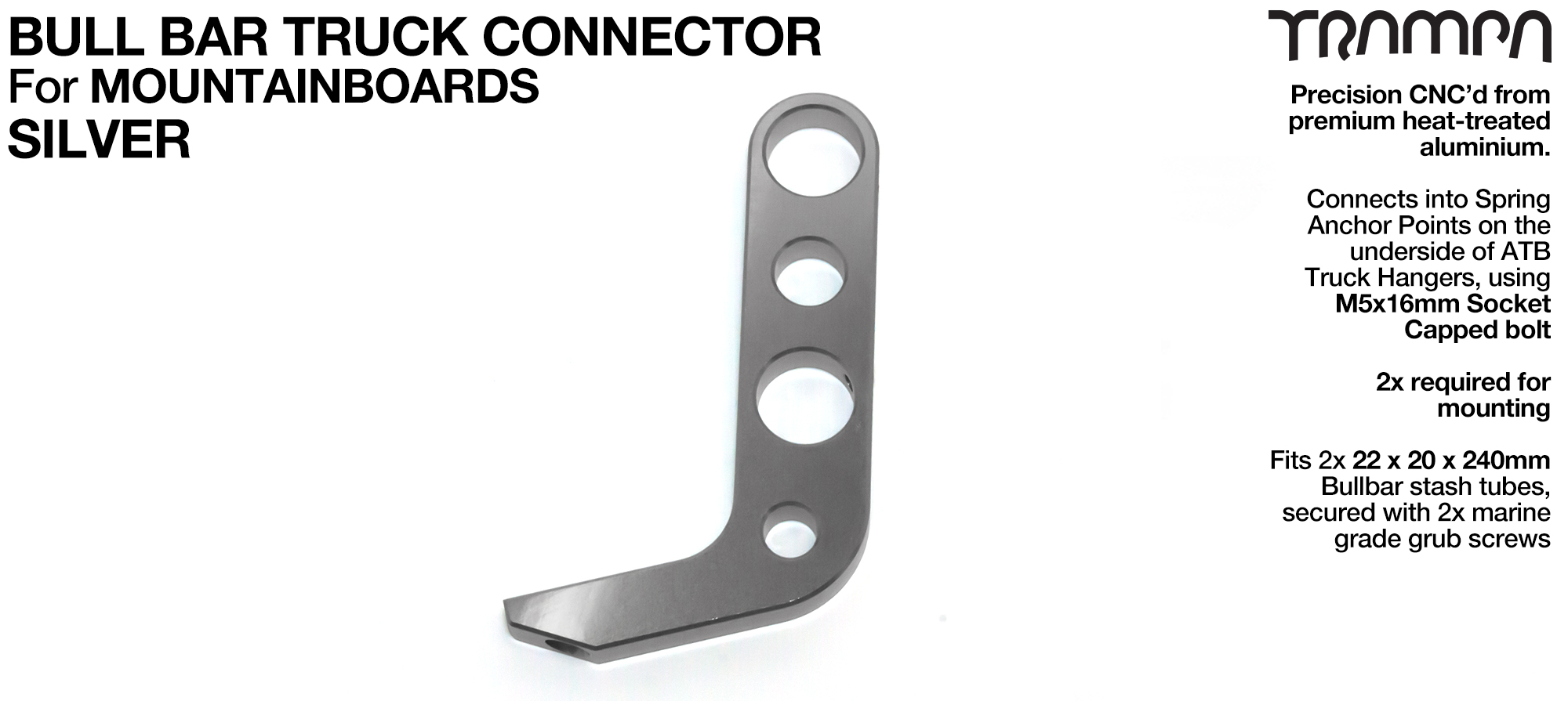 MTB Uprights - SILVER 