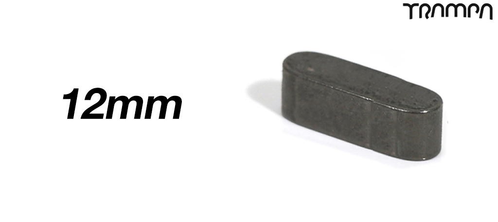 The KEYWAY connects between the Motor Pulley & the Motor Axle Shaft to eliminate slip under power 3x3x12mm 