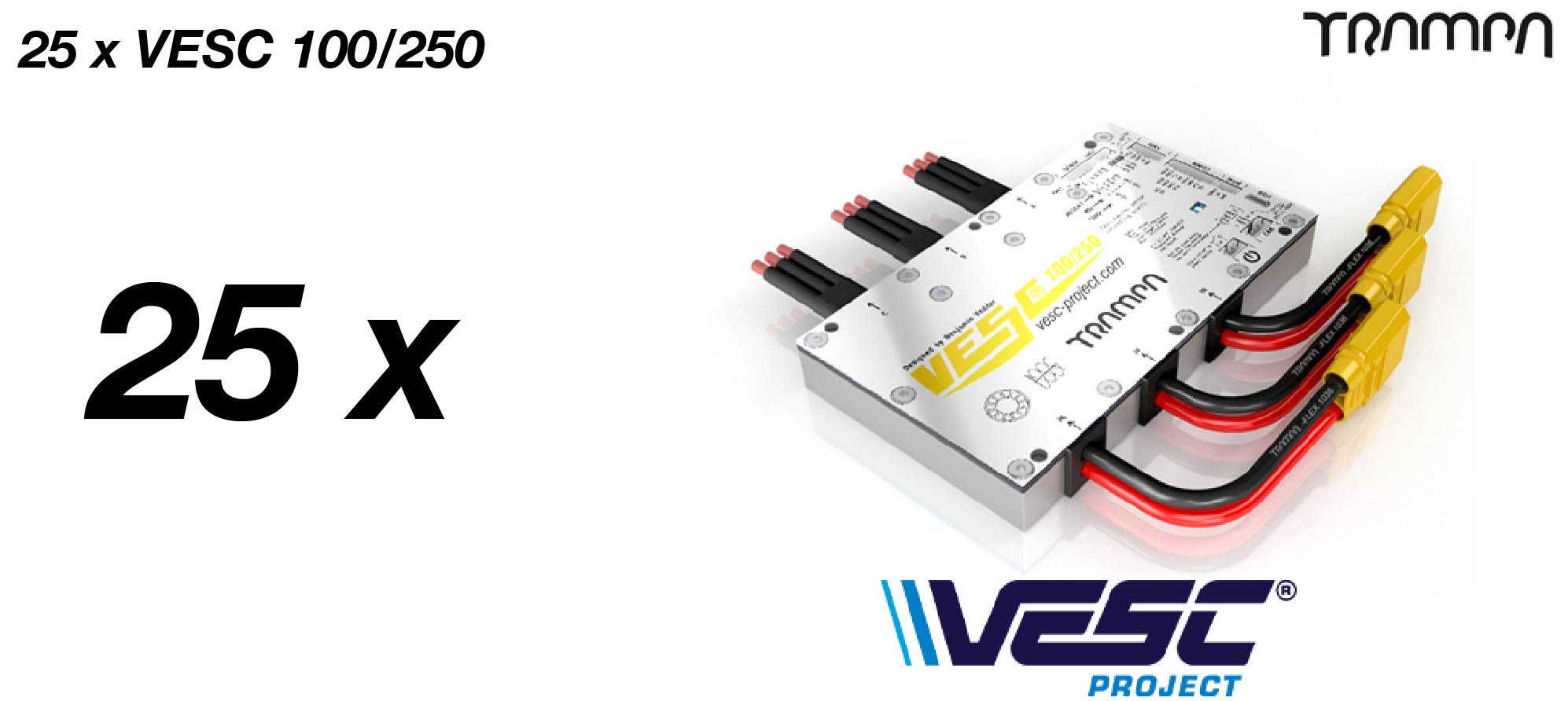 25x VESC 100V 250A - £335 each 