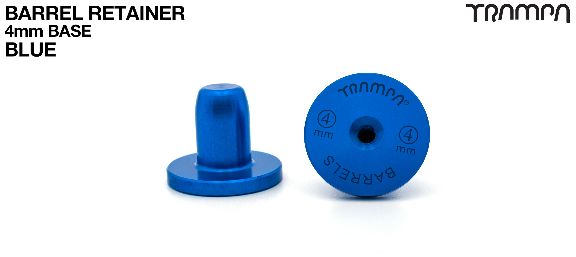 BARRELS Retainer 4mm BASE - BLUE