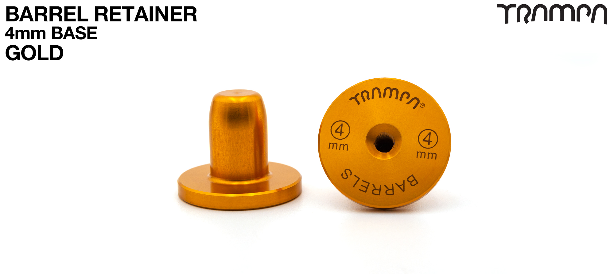 BARRELS Retainer 4mm BASE - GOLD