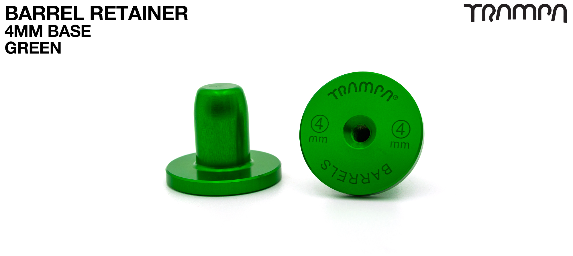 BARRELS Retainer 4mm BASE - GREEN