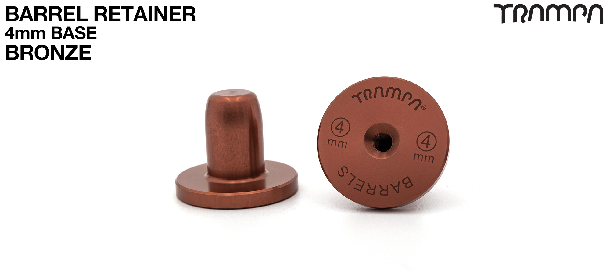 BARRELS Retainer 4mm BASE - BRONZE