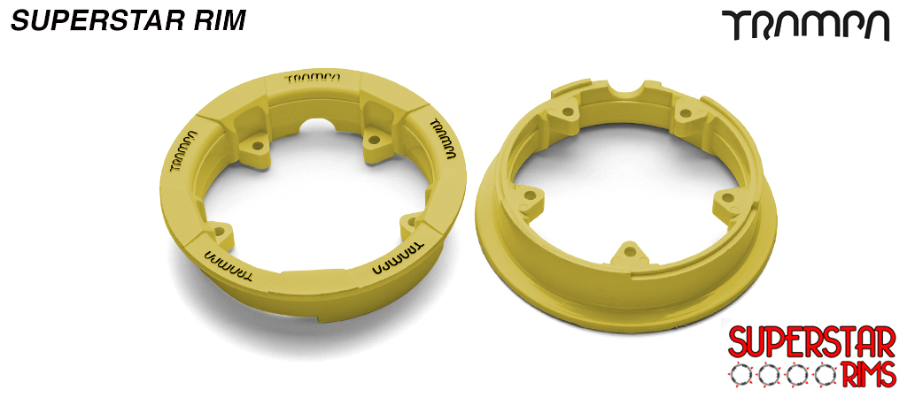YELLOW SUPERSTAR Rim (+£2.50)