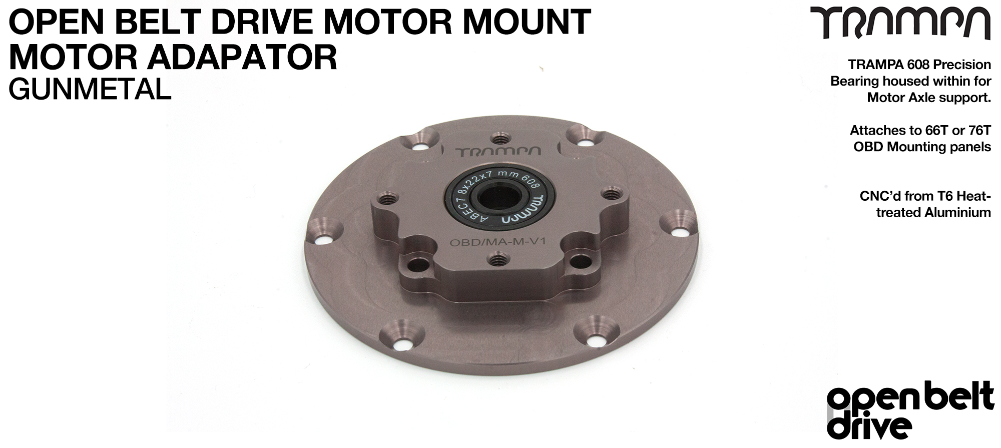 OBD Motor Adaptors - GUNMETAL