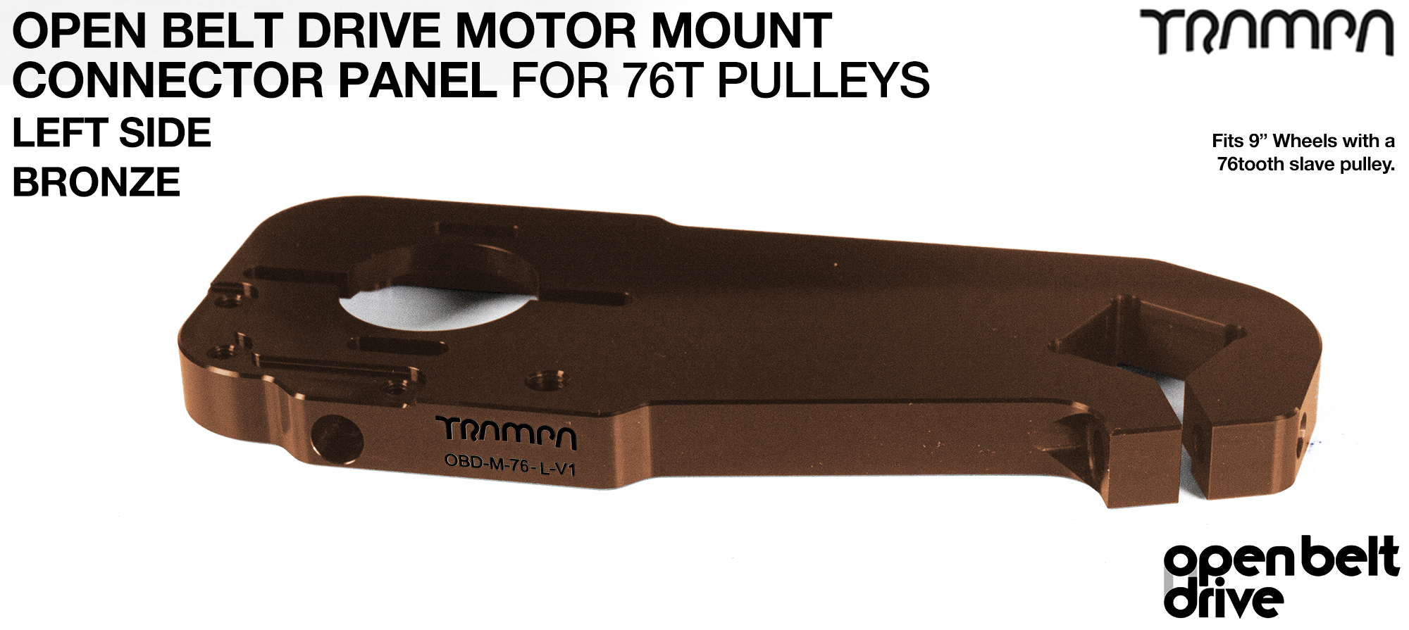 76T OBD Motor Mount Panels - BRONZE