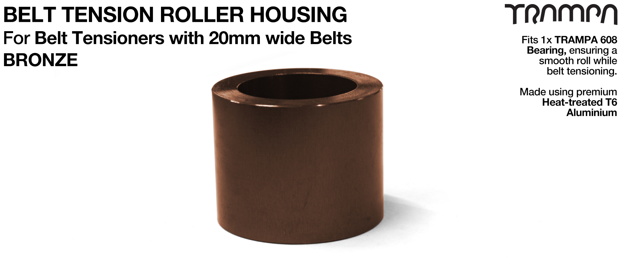 20mm Belt Tensioners - BRONZE 