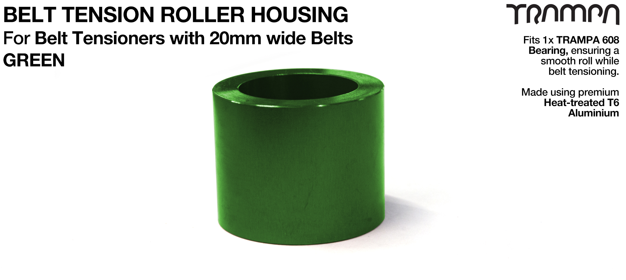 20mm Belt Tensioners - GREEN 