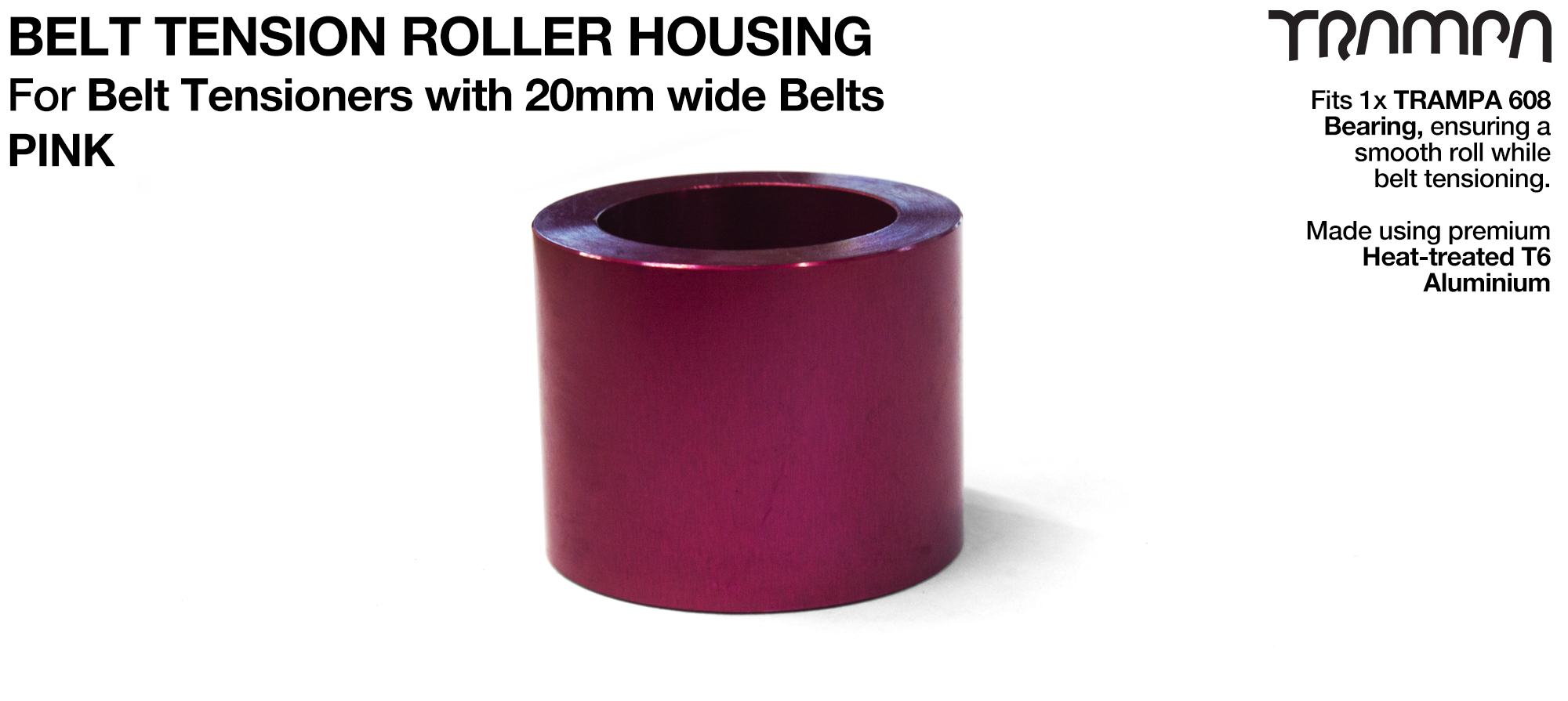 20mm Belt Tensioners - PINK 