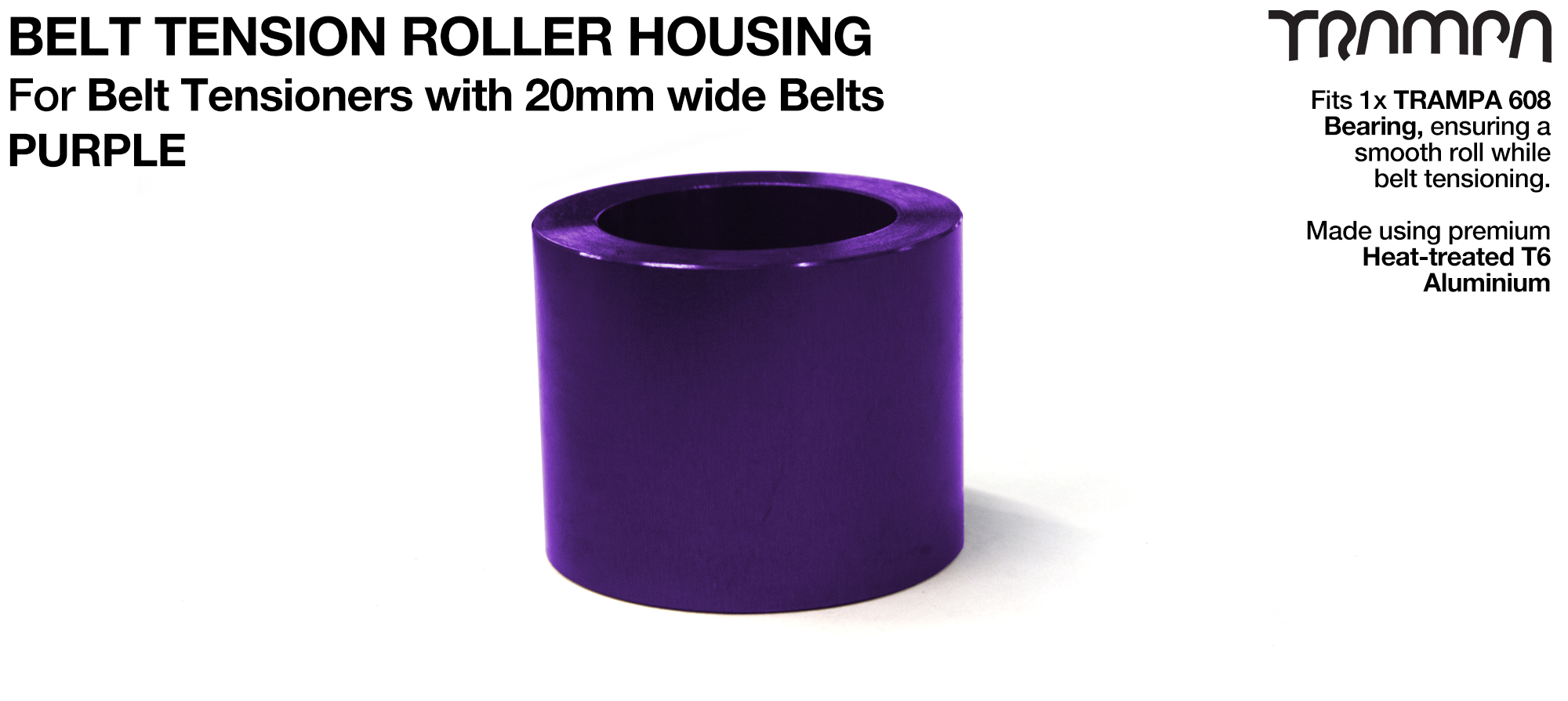 20mm Belt Tensioners - PURPLE 