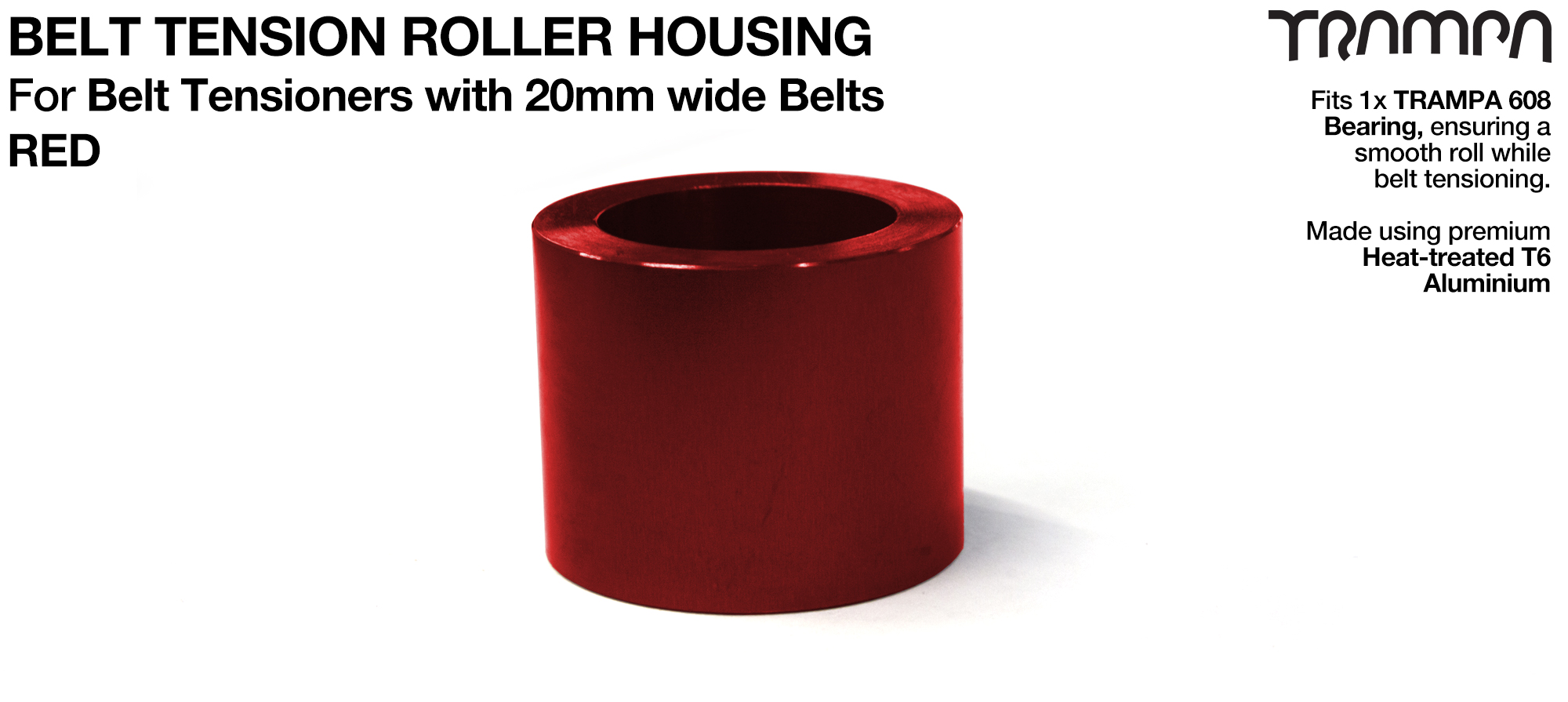 20mm Belt Tensioners - RED 