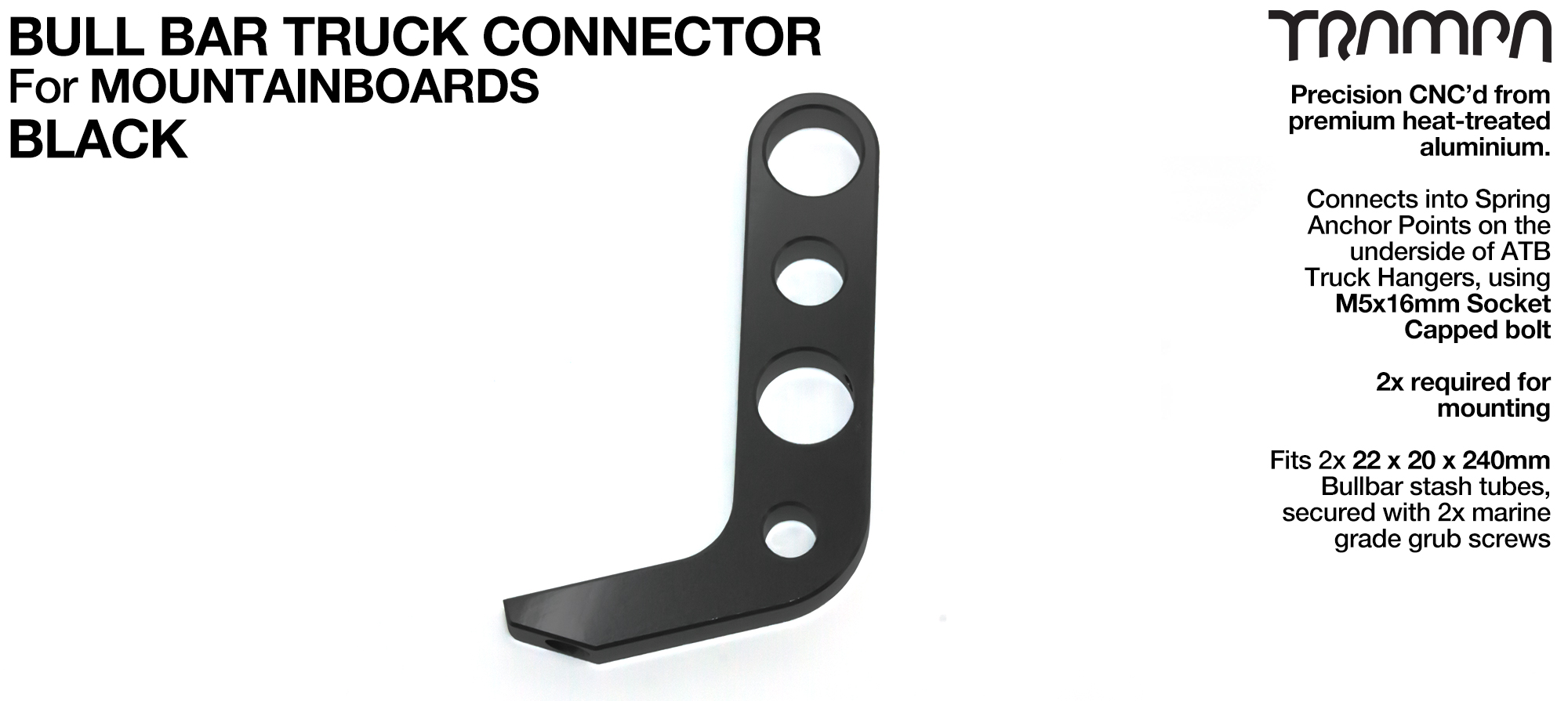 MTB Uprights - BLACK 