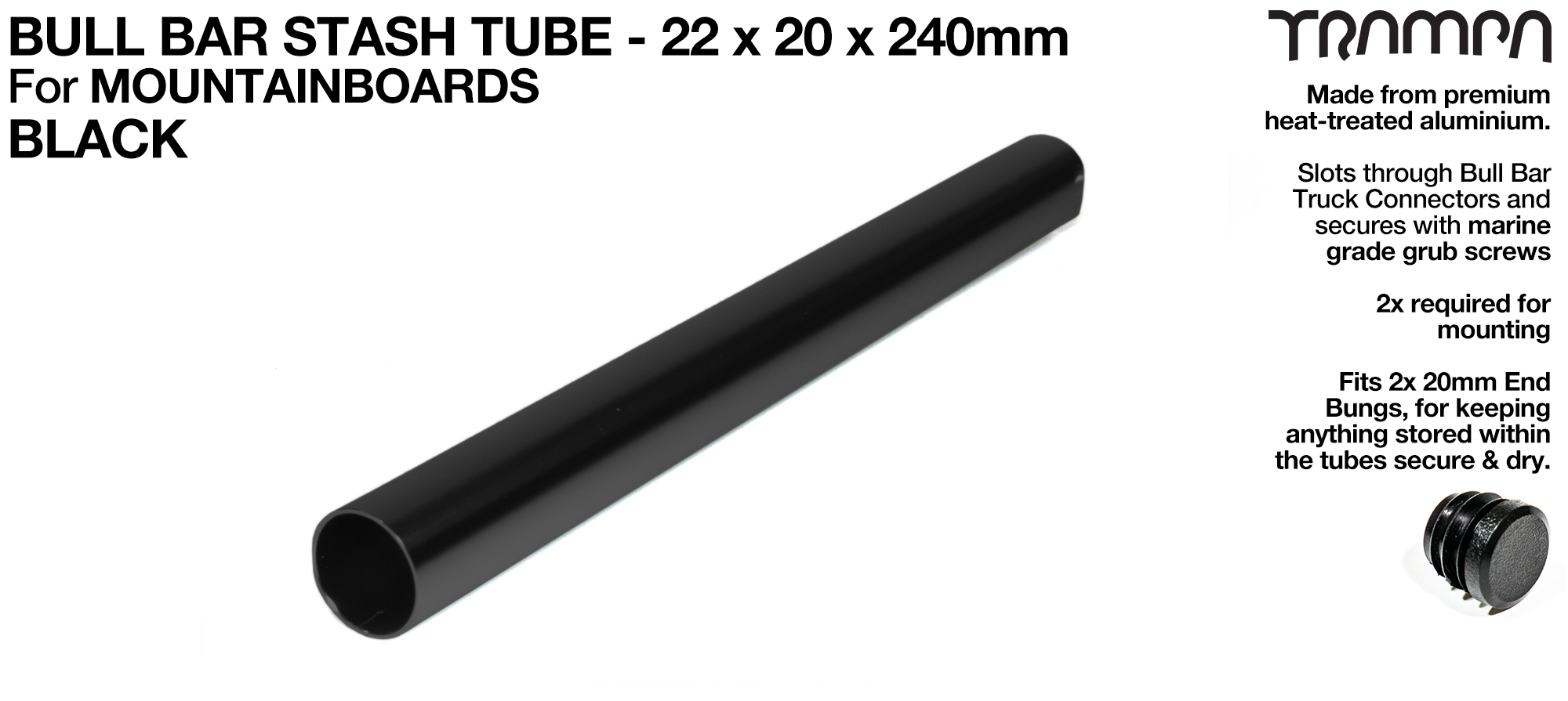 MTB Cross-Bar - BLACK