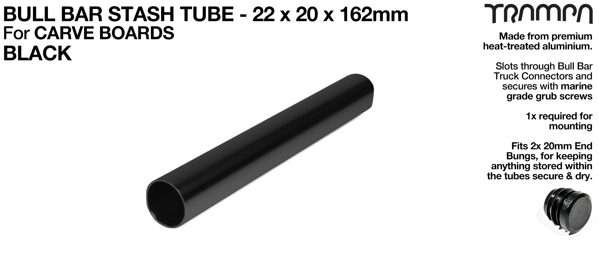 CARVE Cross-Bar - BLACK 