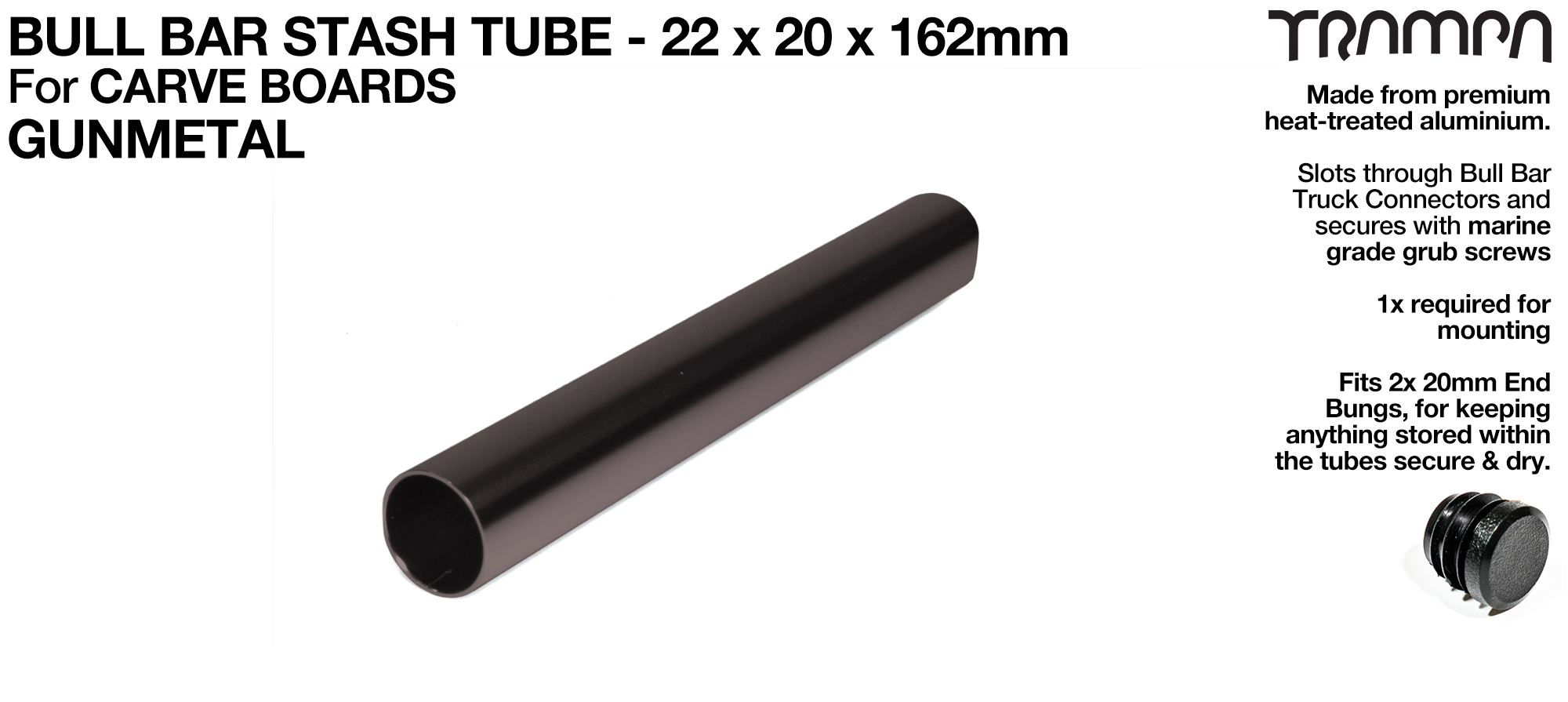 CARVE Cross-Bar - GUNMETAL 