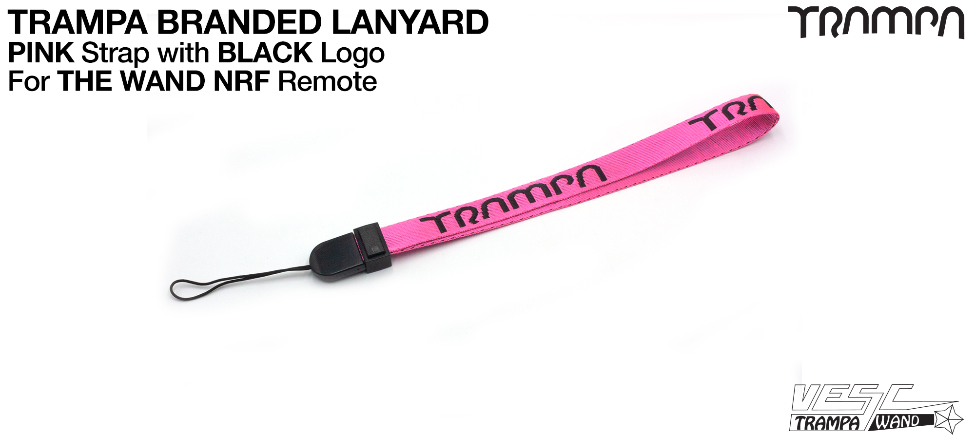 SILVER & BLACK Logo Lanyard