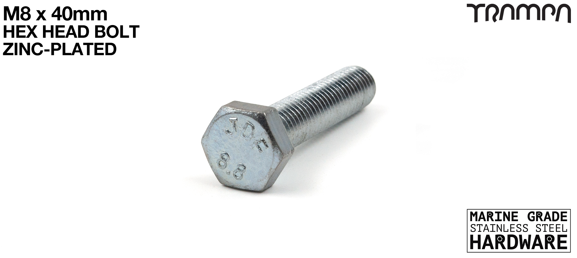 M8 x 40 H/T SET Screw BZP