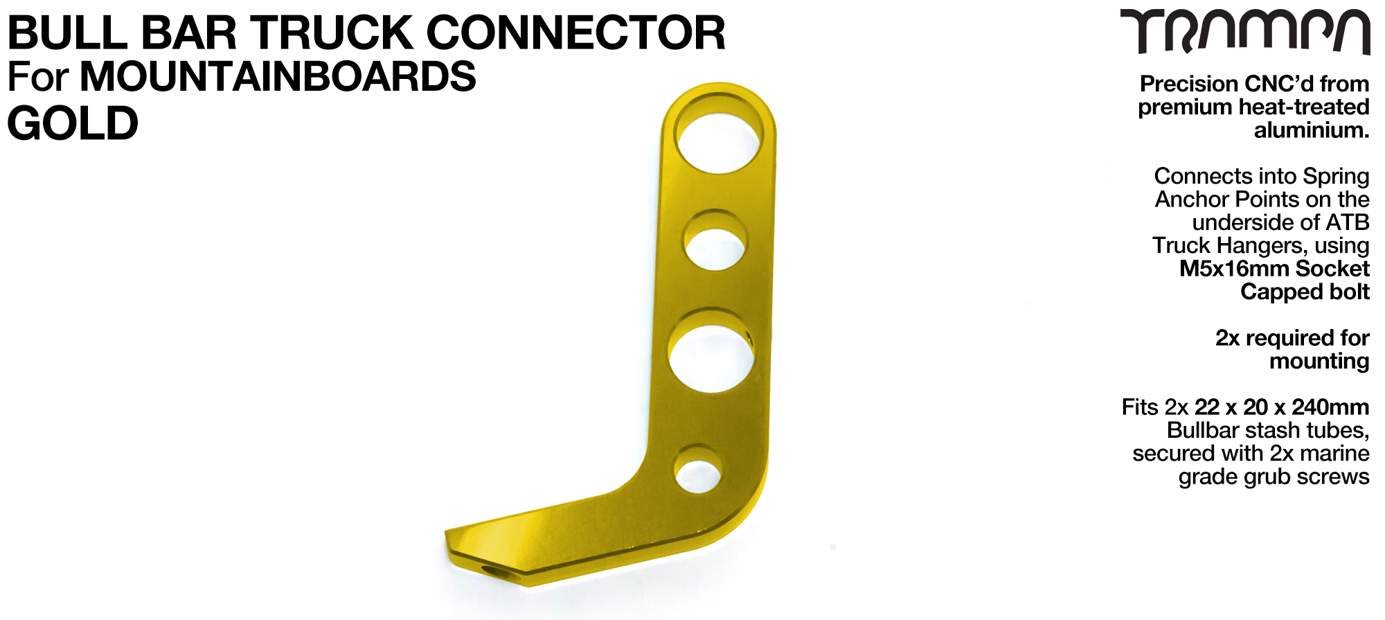 MTB Uprights - GOLD 