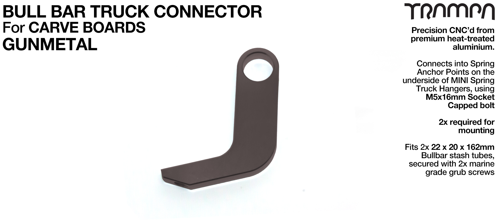 CARVE Uprights - GUNMETAL 