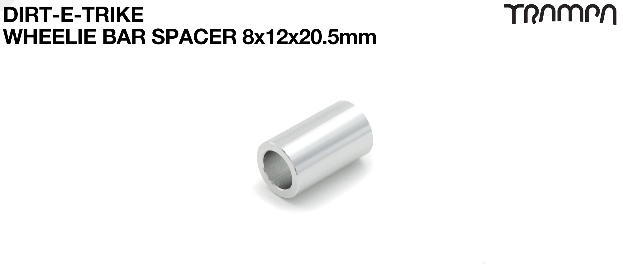 Dirt-E-Trike Wheelie Bar Spacer 8x12x20.5mm